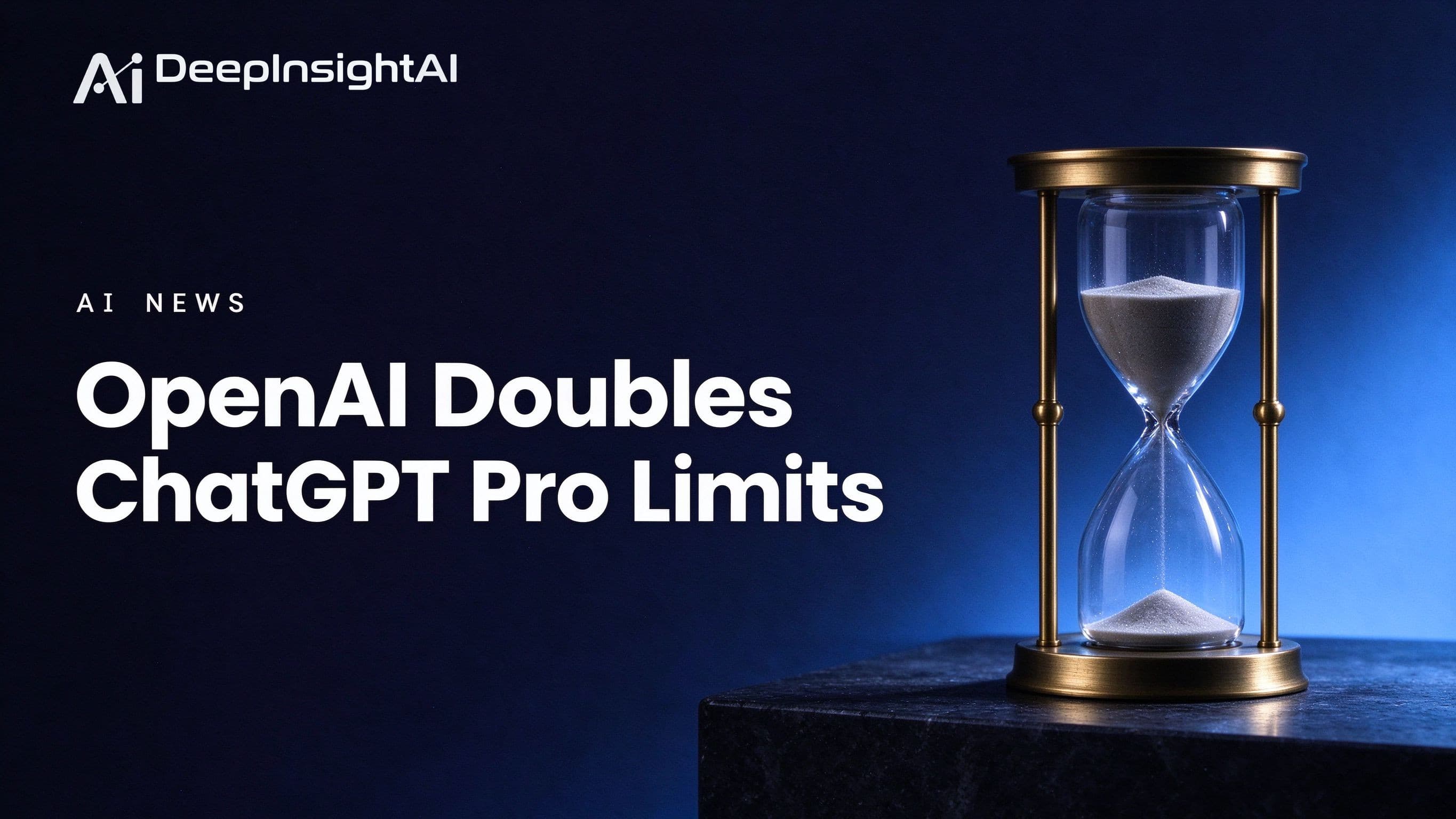 OpenAI Doubles ChatGPT Pro Usage Limits