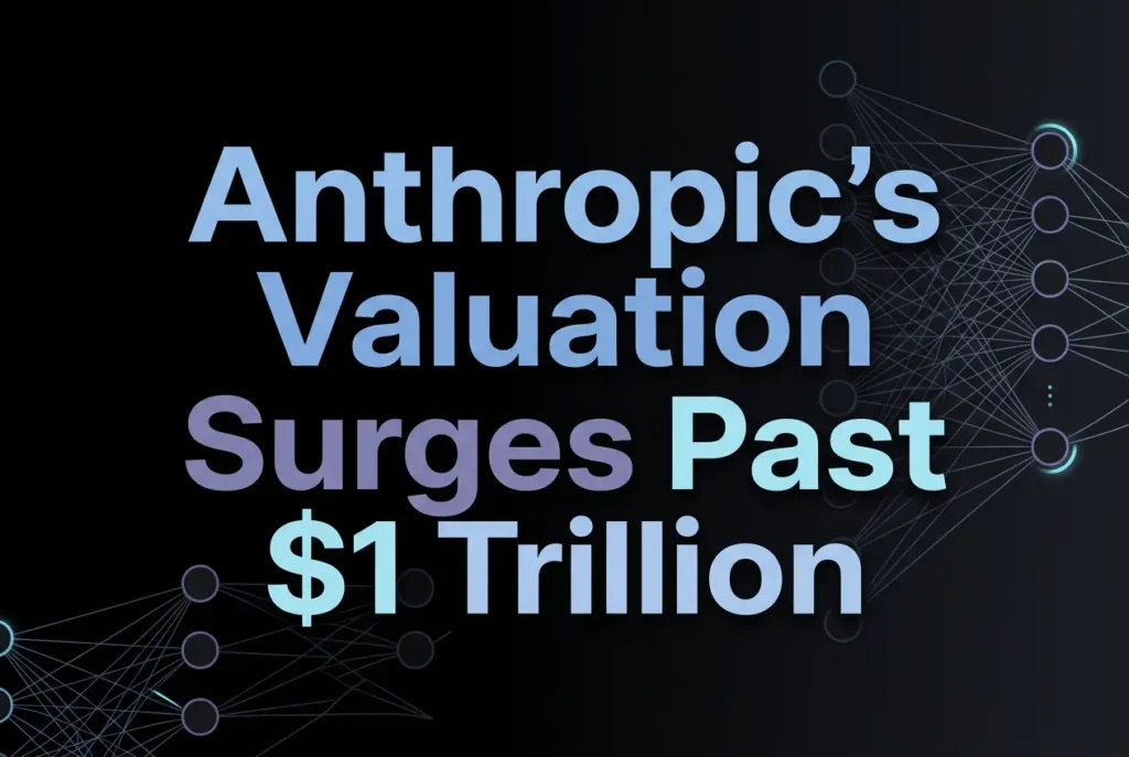 anthropic’s valuation surges past $1 trillion, overtaking openai for the first time