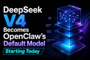 deepseek v4 becomes openclaw’s default model