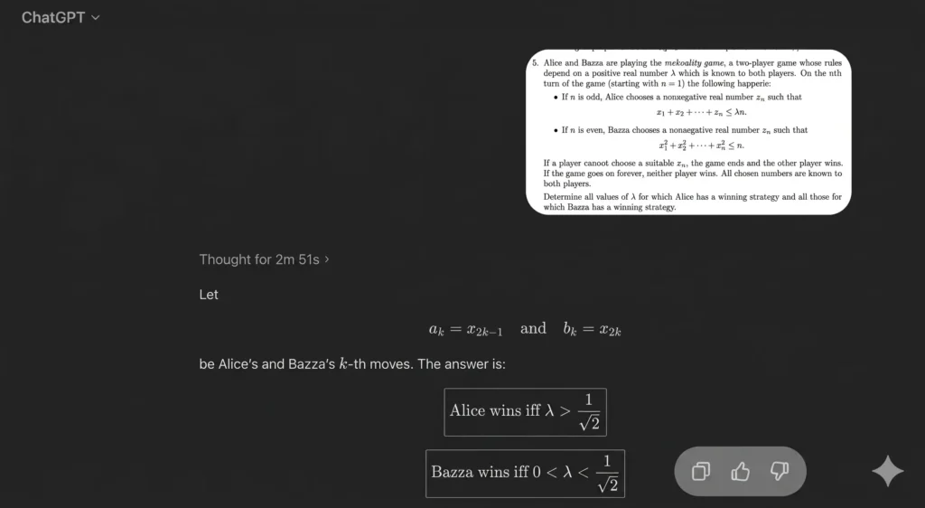 gpt 5.5 resoleves the math problem