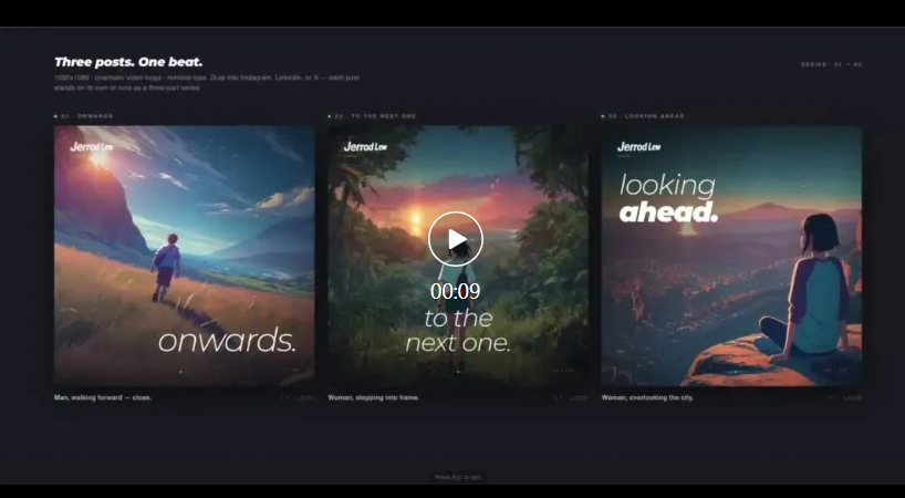 Dynamic social pages by Claude Design