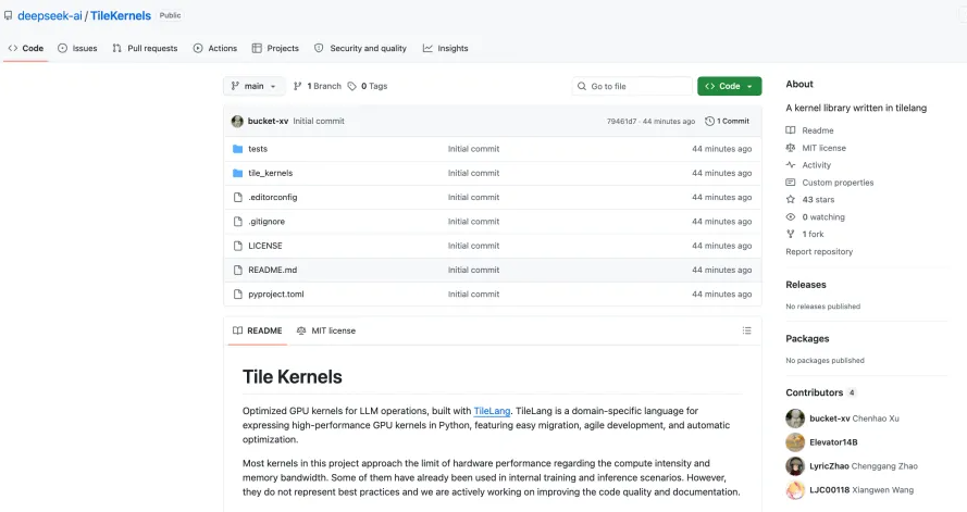 DeepSeek Tile Kernels