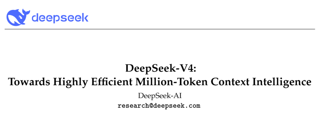 deepseek v4 paper